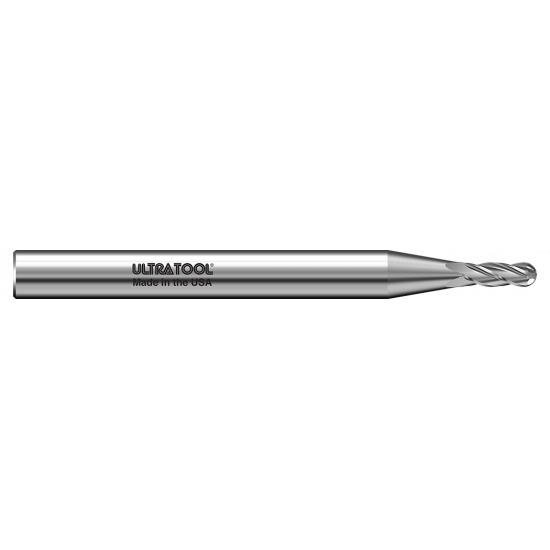 Picture of Ultra Tool 30619 .015 X 3 Ball EndMill W/TC COATING